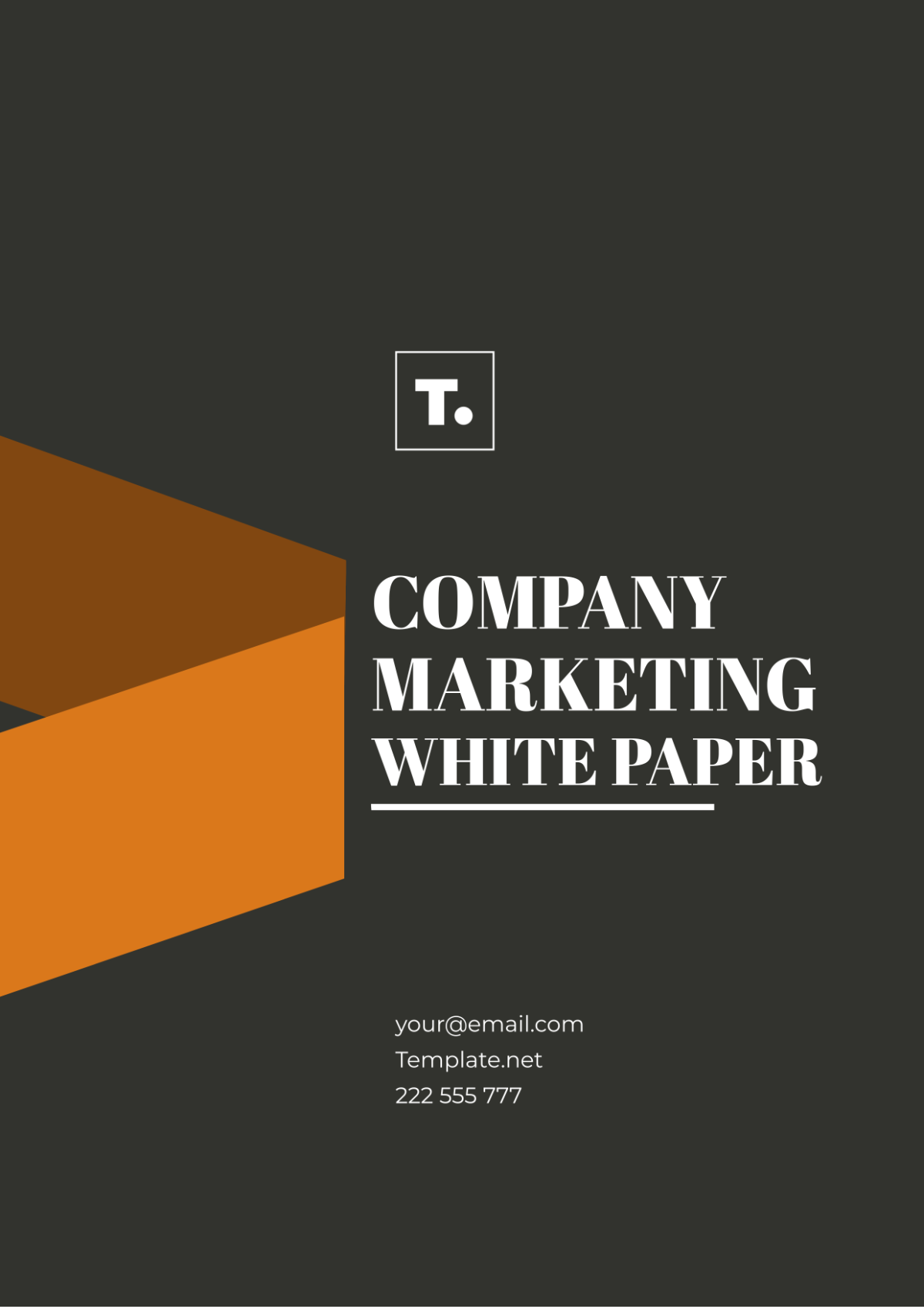 Company Marketing White Paper Template