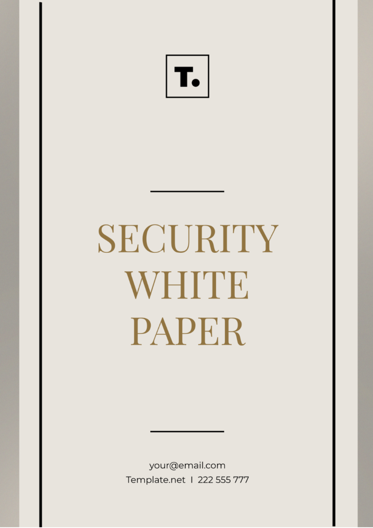 Security White Paper Template