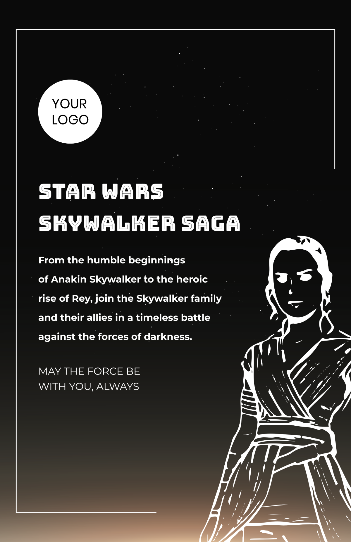 Free Star Wars Skywalker Saga Poster Template