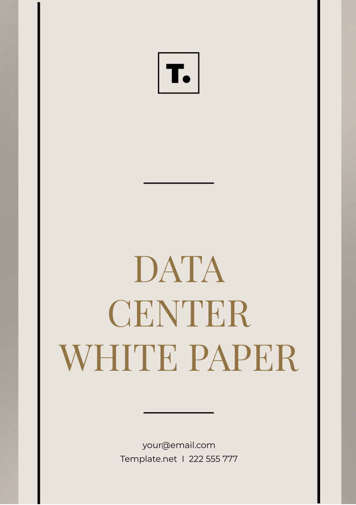 Data Center White Paper Template