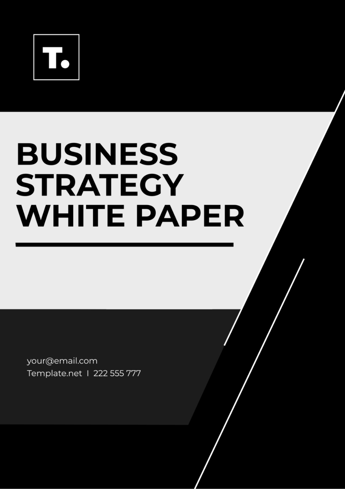 Business Strategy White Paper Template