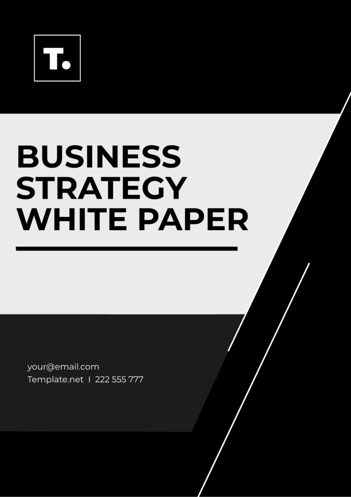 Business Strategy White Paper Template - Edit Online & Download