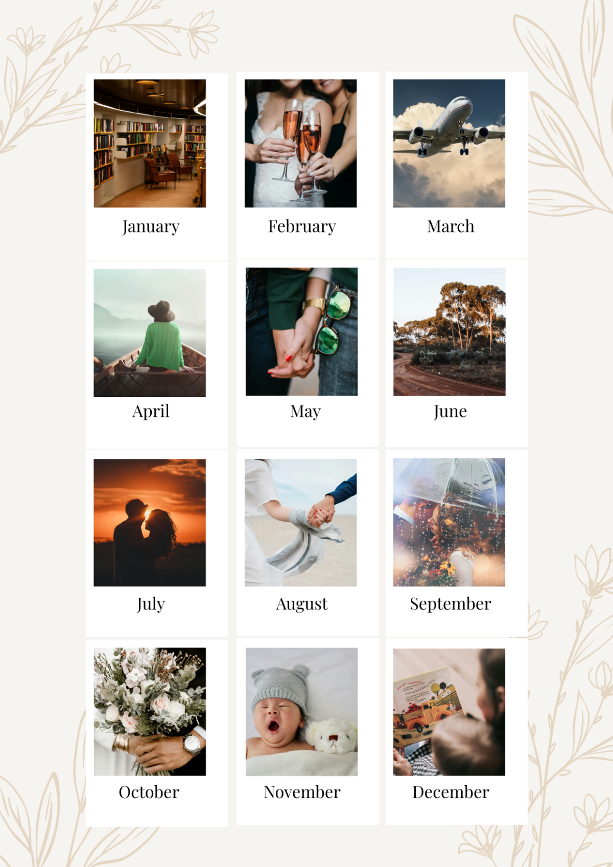 Calendar Collage