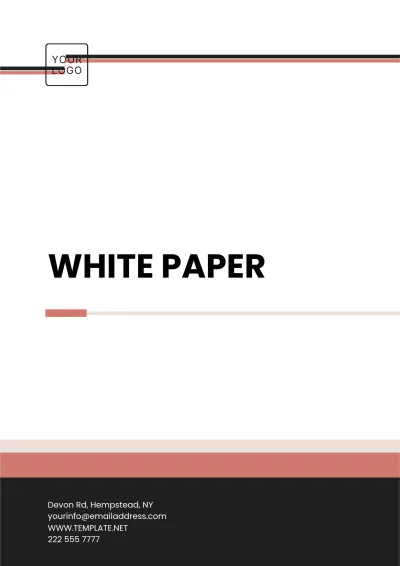 Free One Page White Paper Template to Edit Online