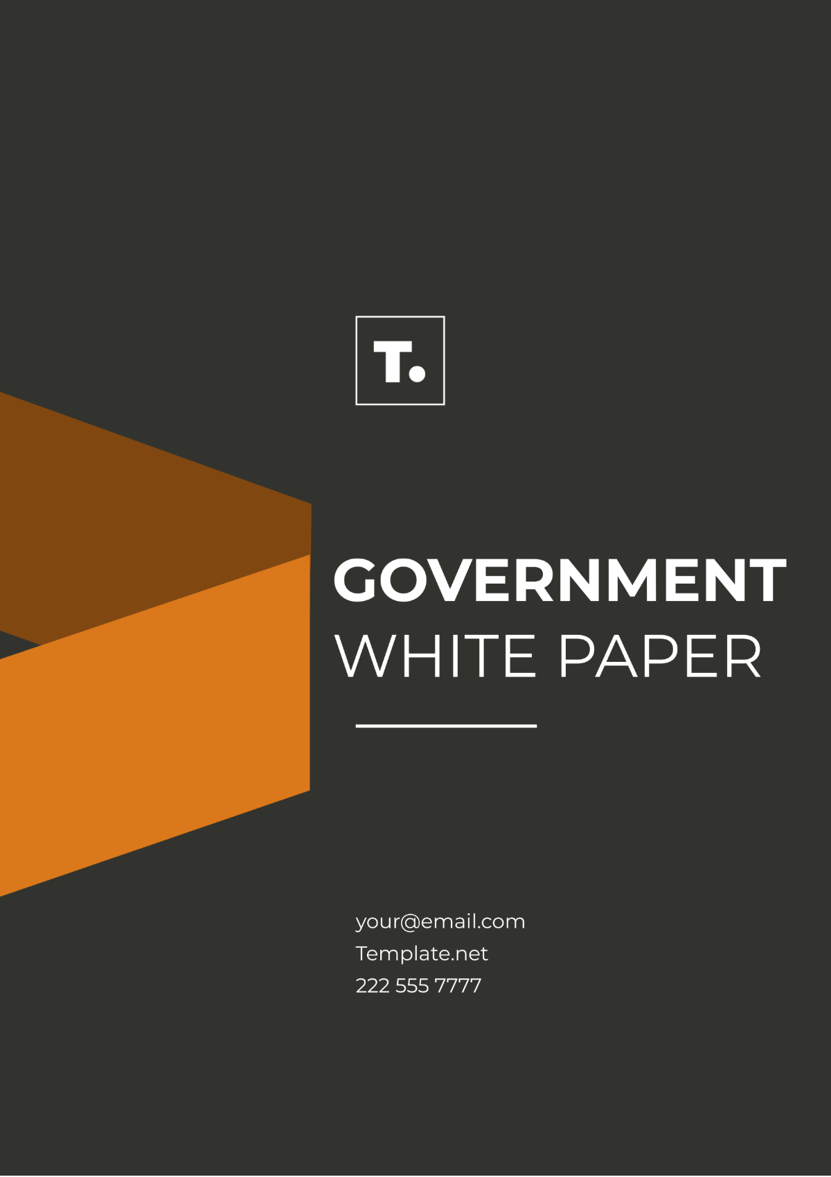 Government White Paper Template