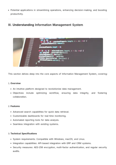 Free Information Service White Paper Template to Edit Online