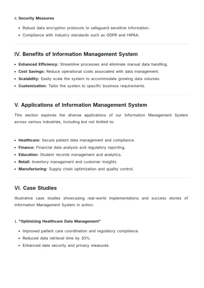 Free Information Service White Paper Template to Edit Online