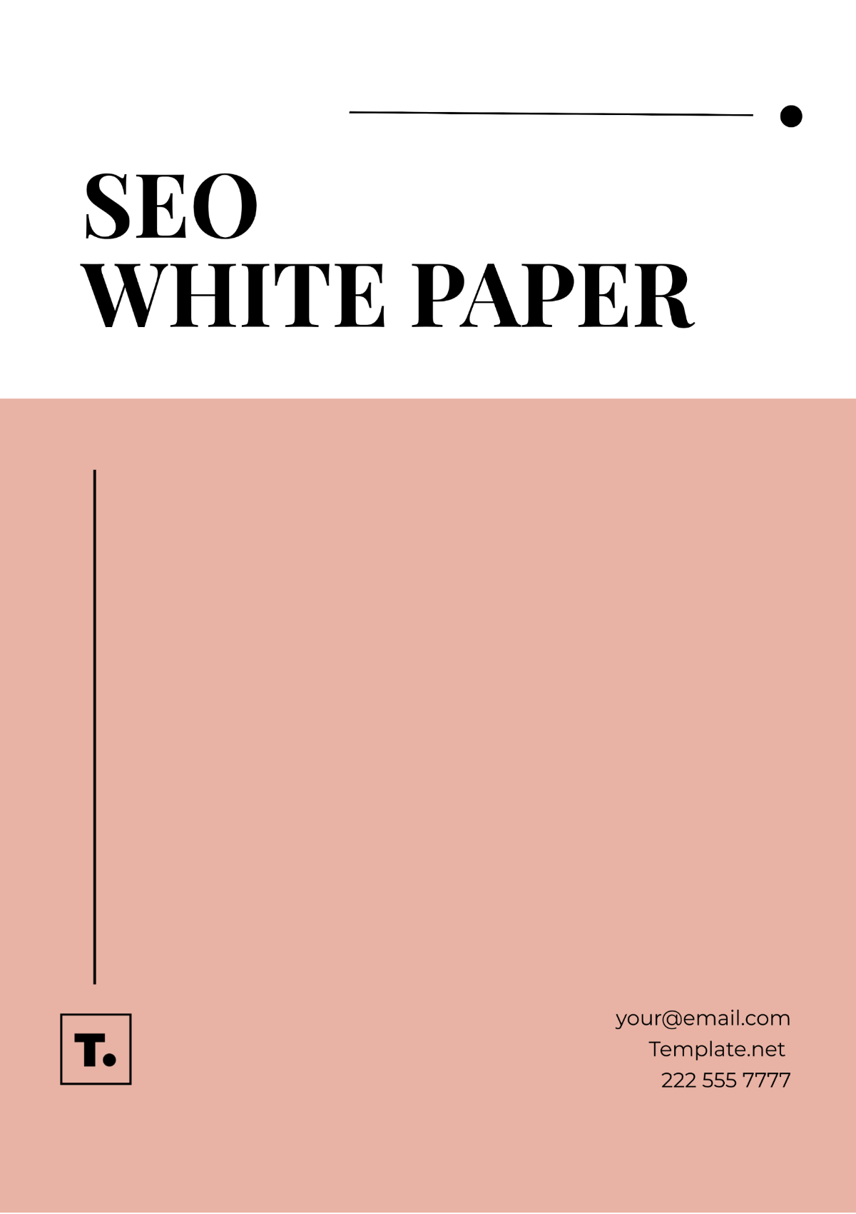 SEO White Paper Template