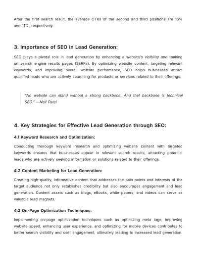 Free SEO White Paper Template to Edit Online