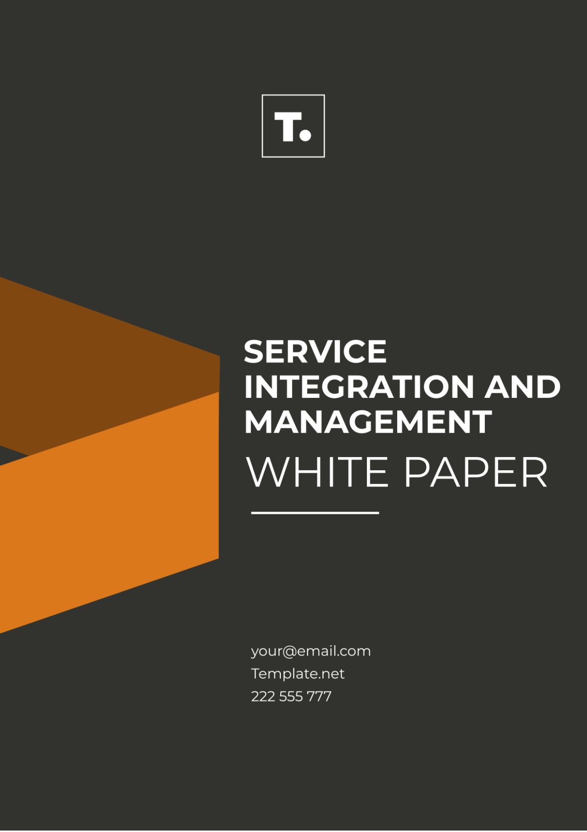 Service Integration And Management White Paper Template