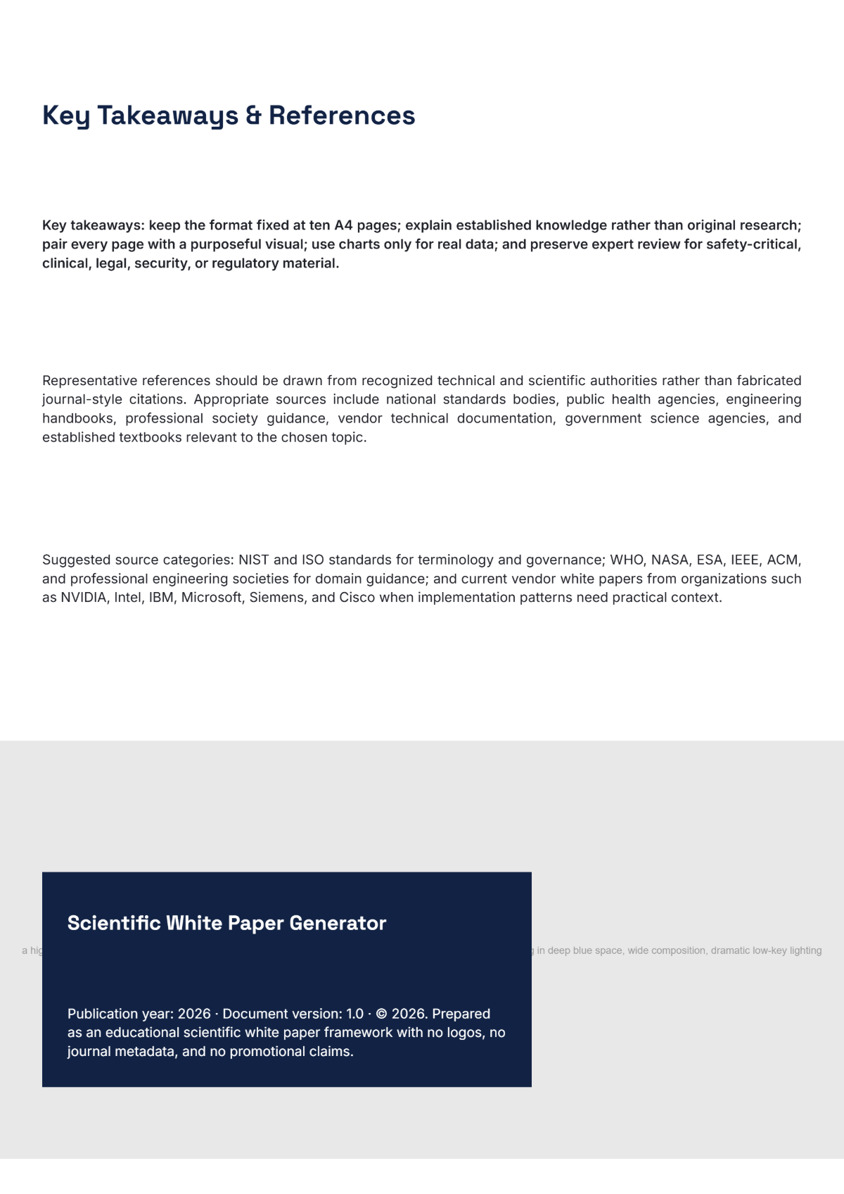 Free Scientific White Paper Template to Edit Online