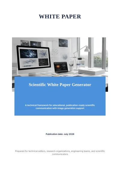 Free Scientific White Paper Template to Edit Online
