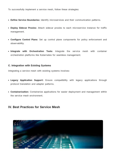 Free Service Mesh White Paper Template to Edit Online