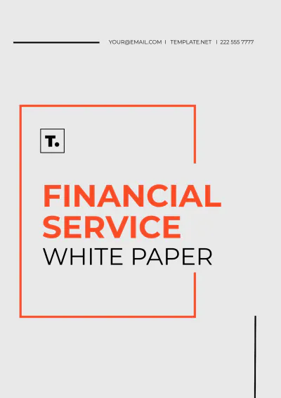 Free Financial Service White Paper Template to Edit Online