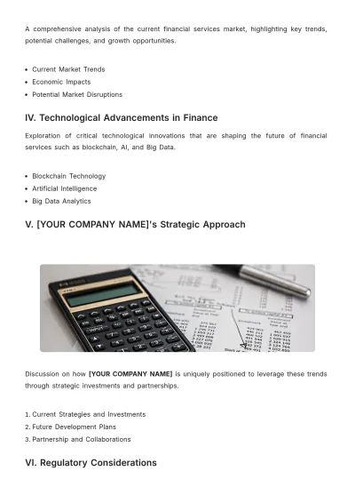 Free Financial Service White Paper Template to Edit Online