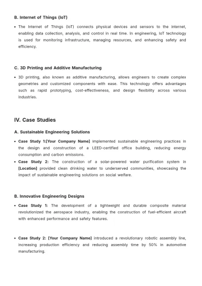 Free Engineering White Paper Template to Edit Online
