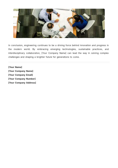 Free Engineering White Paper Template to Edit Online