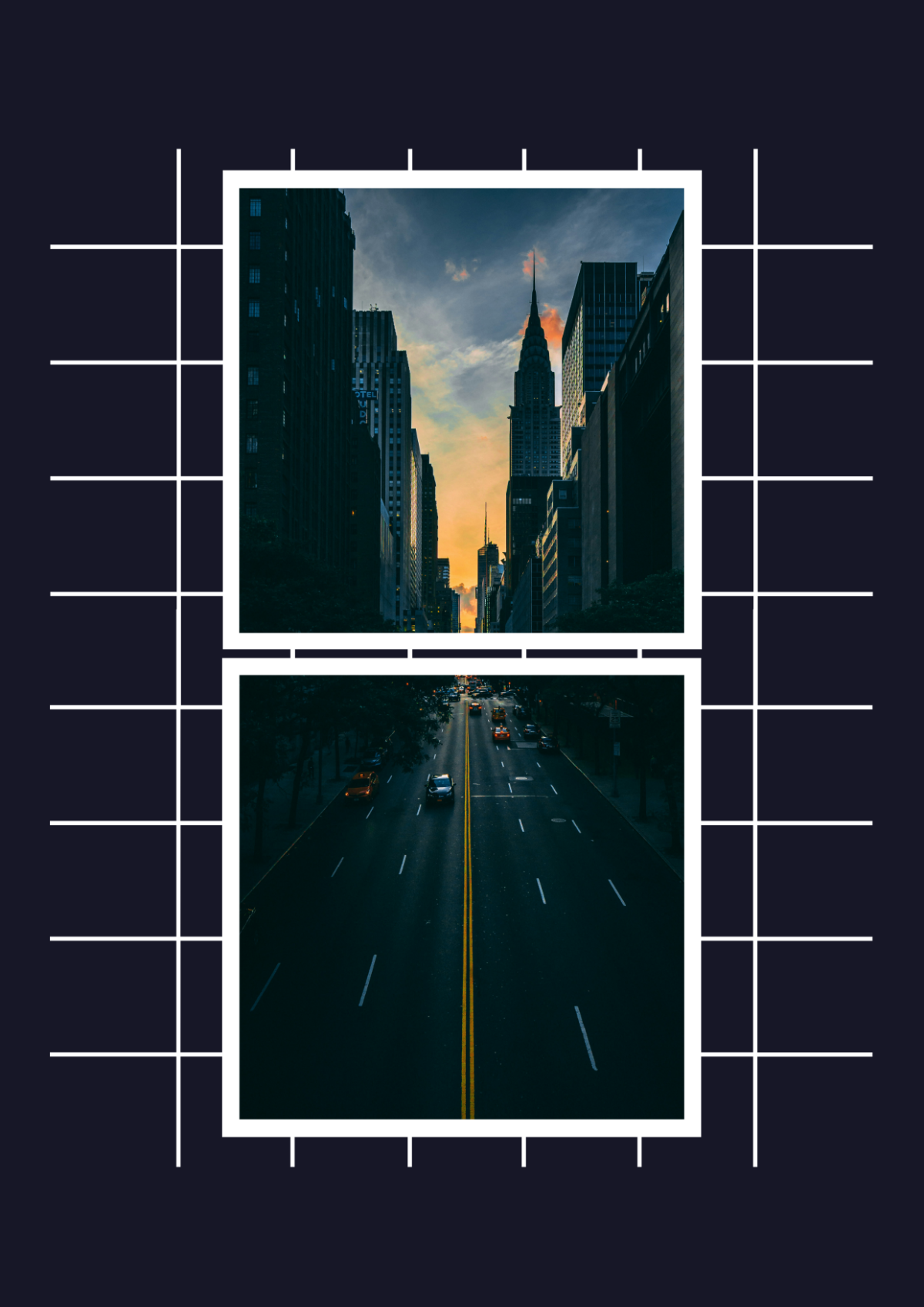 2 Photo Collage Template