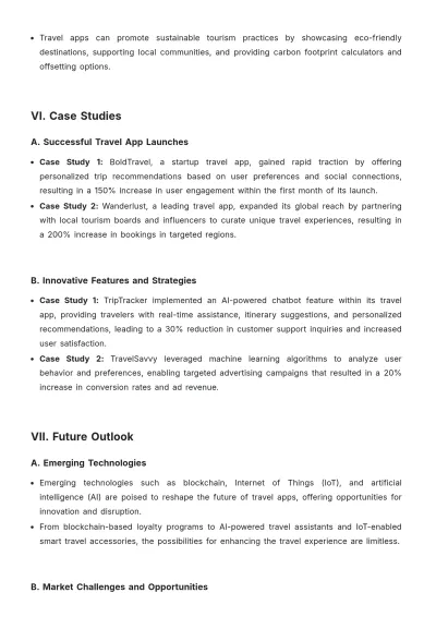Free Travel App White Paper Template to Edit Online