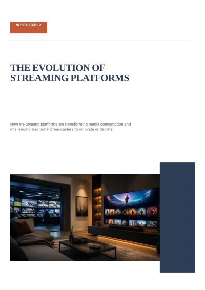 Free Electronic Media White Paper Template to Edit Online