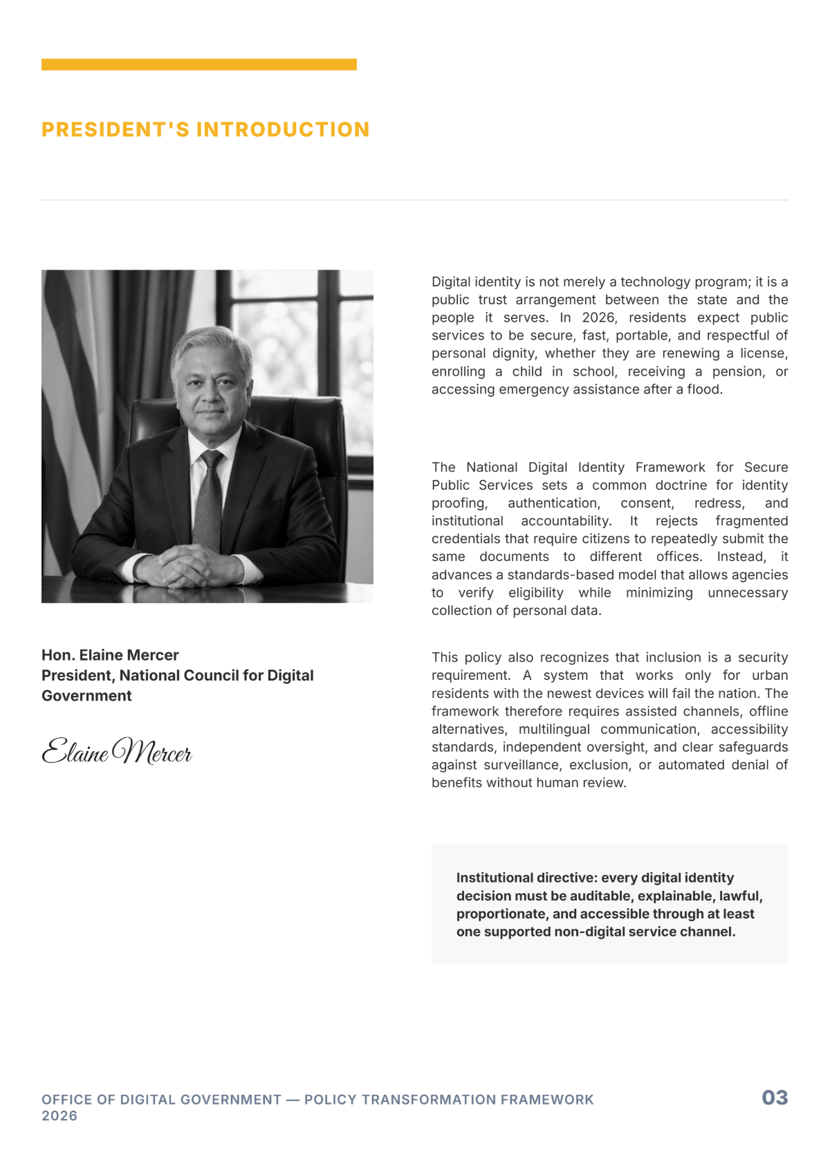Free Government Policy White Paper Template to Edit Online