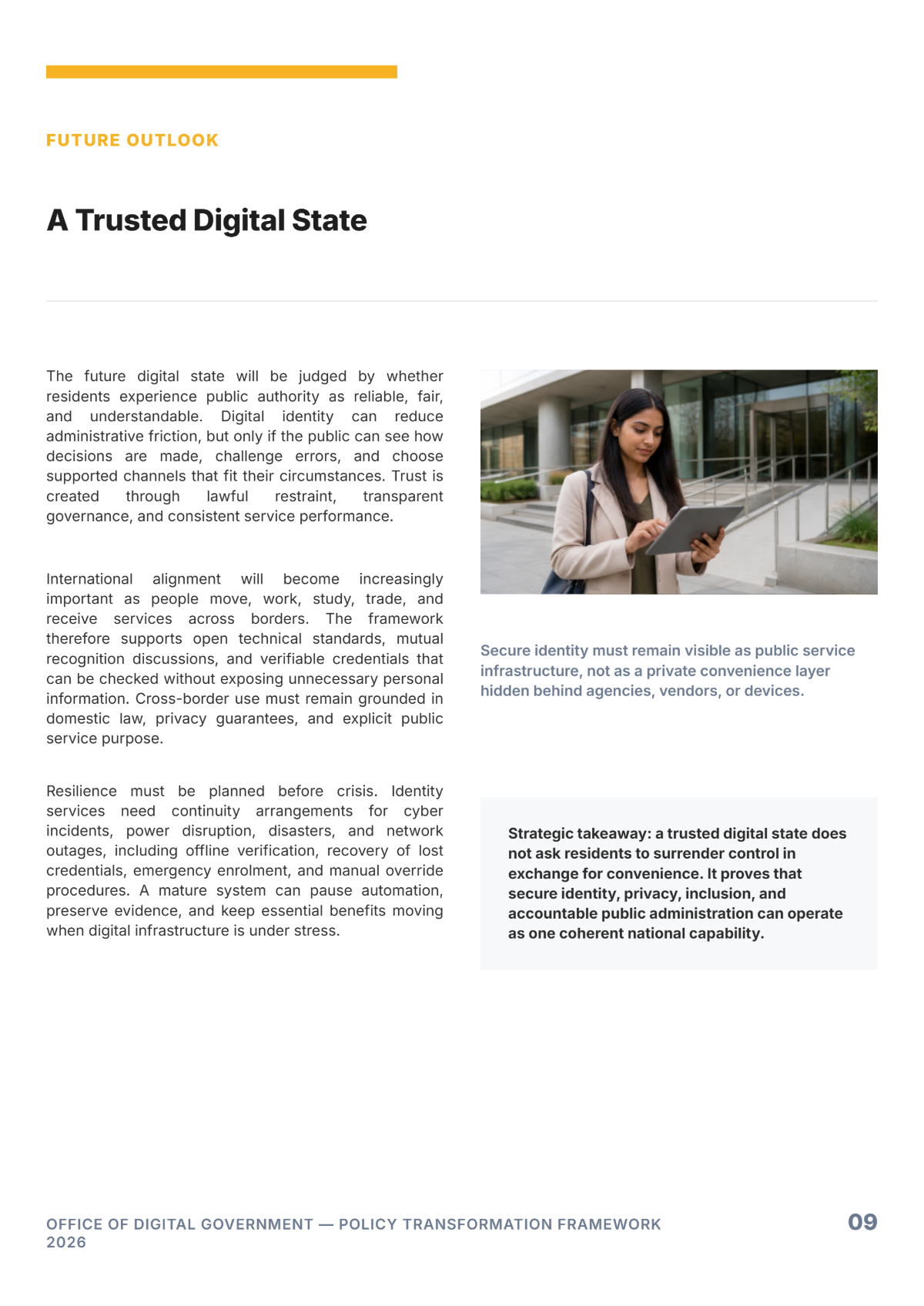 Free Government Policy White Paper Template to Edit Online
