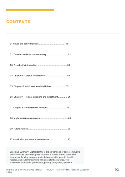 Free Government Policy White Paper Template to Edit Online