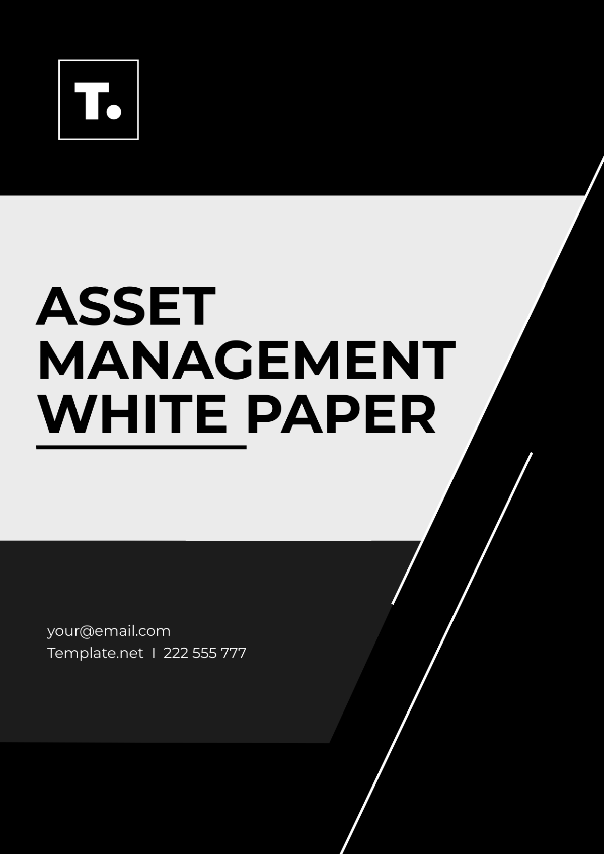 Asset Management White Paper Template - Edit Online & Download