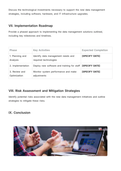 Free Data Management White Paper Template to Edit Online