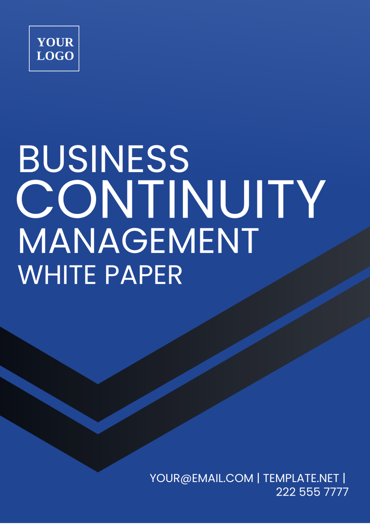 Business Continuity Management White Paper Template