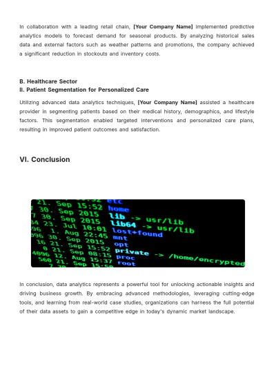 Free Data Analytics White Paper Template to Edit Online