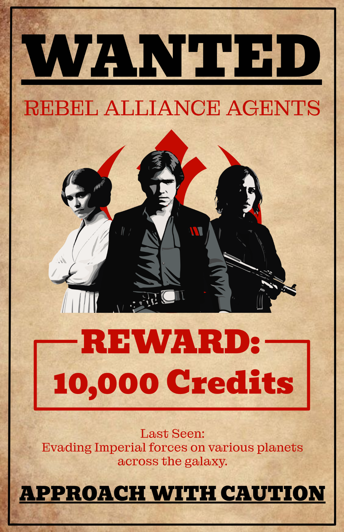 Free Star Wars Wanted Poster Template To Edit Online Free Star Wars Wanted Poster Template To Edit Online