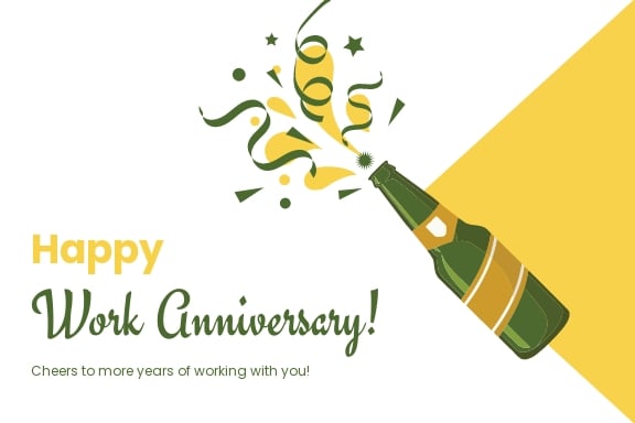 Happy Anniversary Card Templates Professional Word Templates