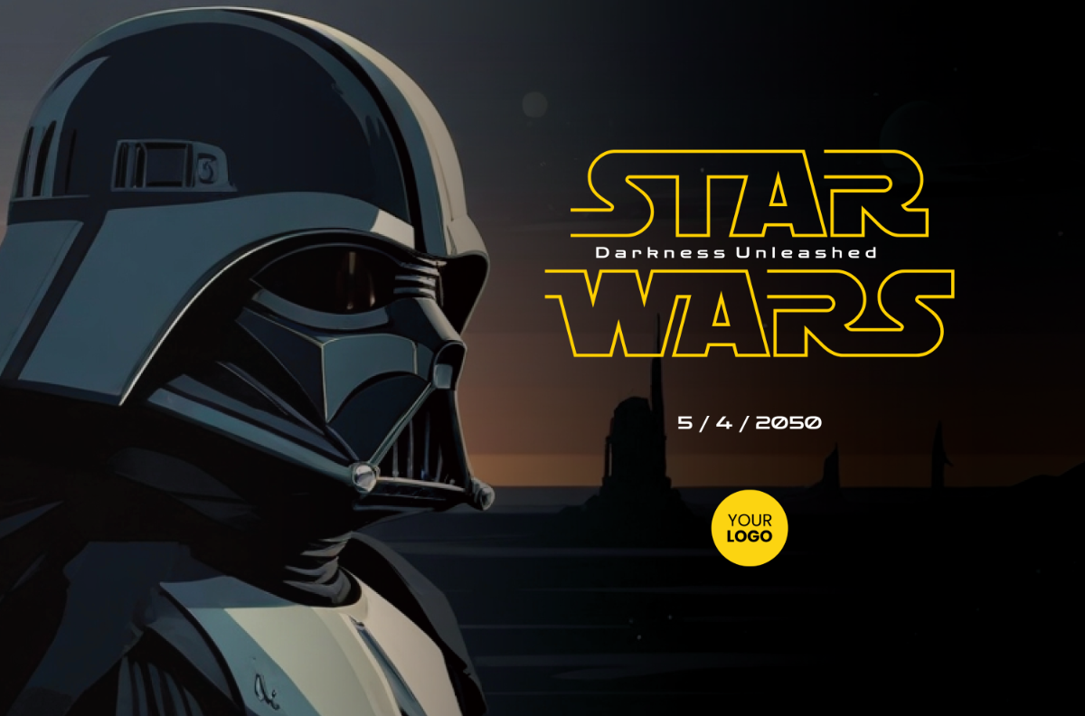 Star Wars Movie Banner Template