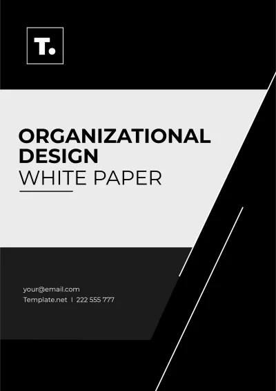 Free Organizational Design White Paper Template to Edit Online