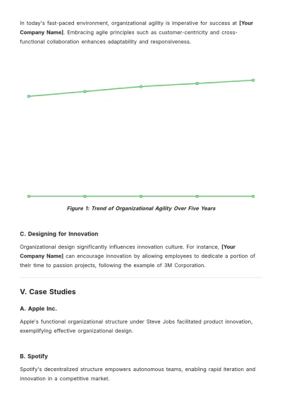 Free Organizational Design White Paper Template to Edit Online