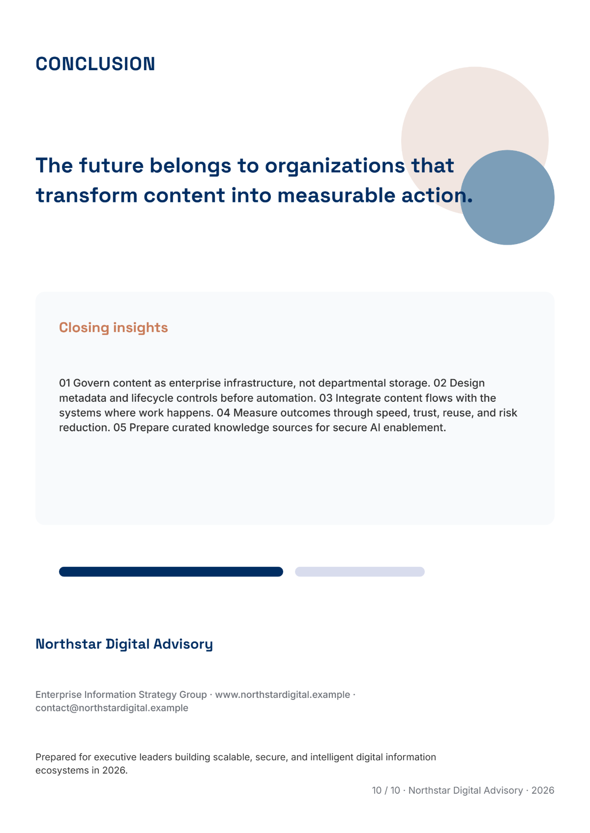 Free Content Management White Paper Template to Edit Online