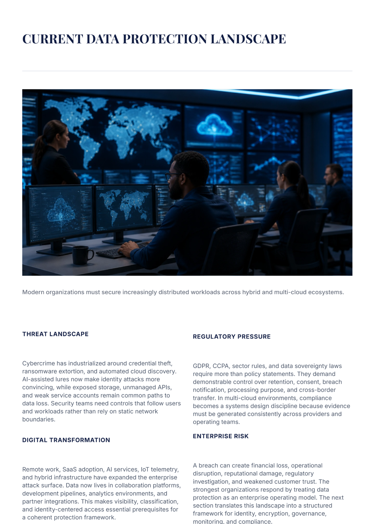 Free Data Protection White Paper Template to Edit Online