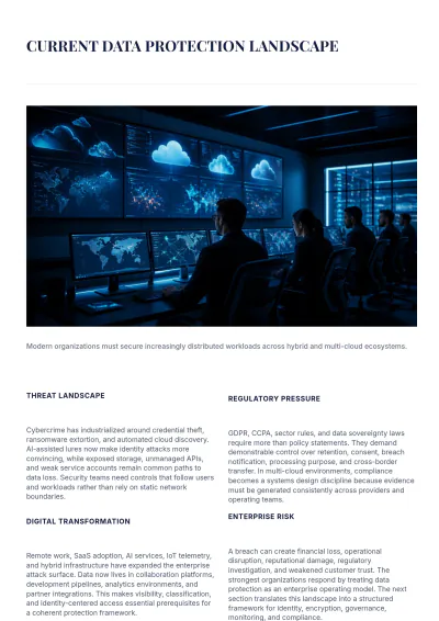 Free Data Protection White Paper Template to Edit Online