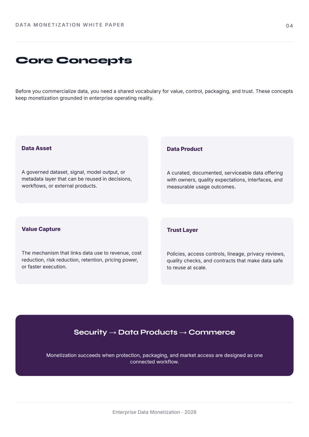 Free Data Monetization White Paper Template to Edit Online