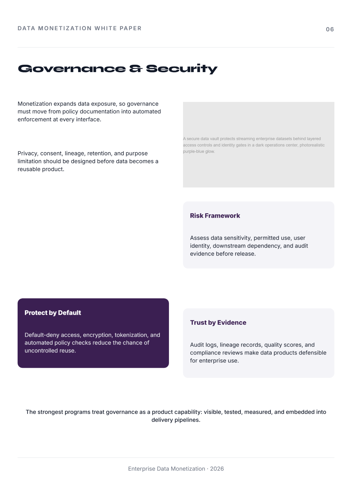 Free Data Monetization White Paper Template to Edit Online