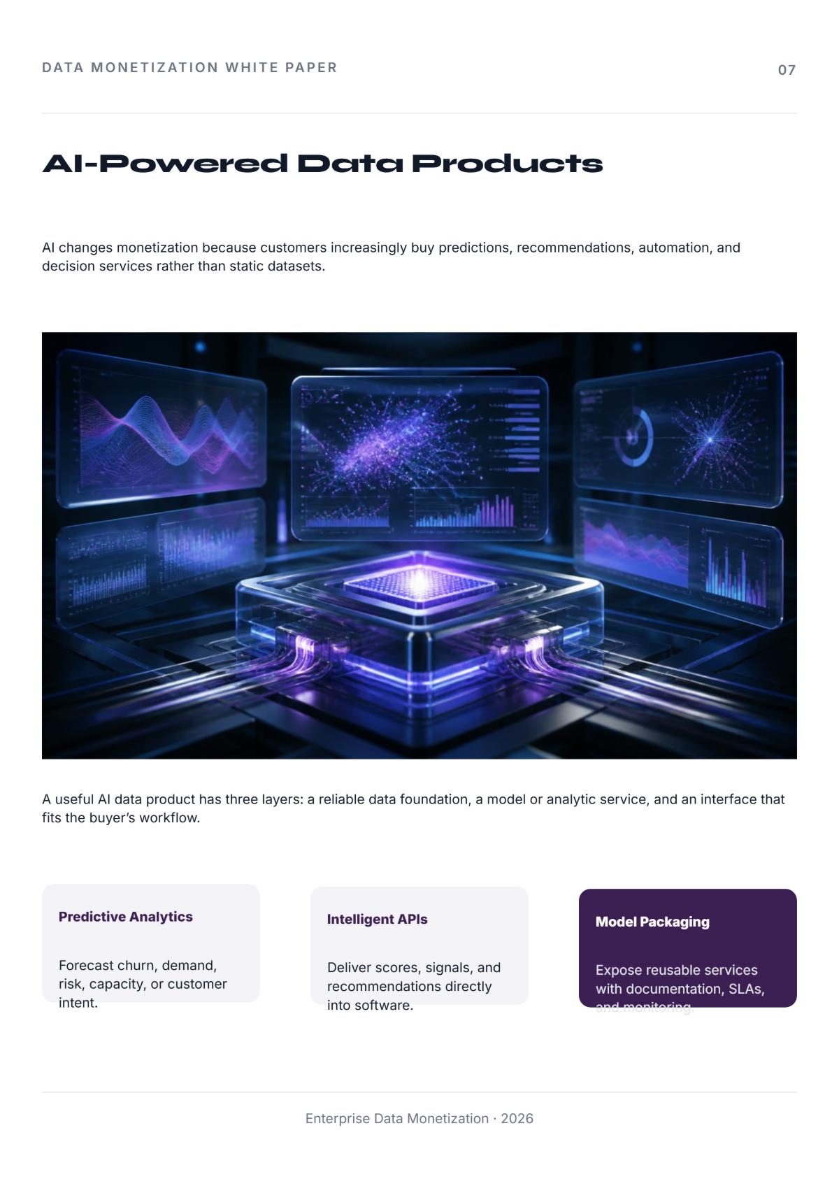 Free Data Monetization White Paper Template to Edit Online