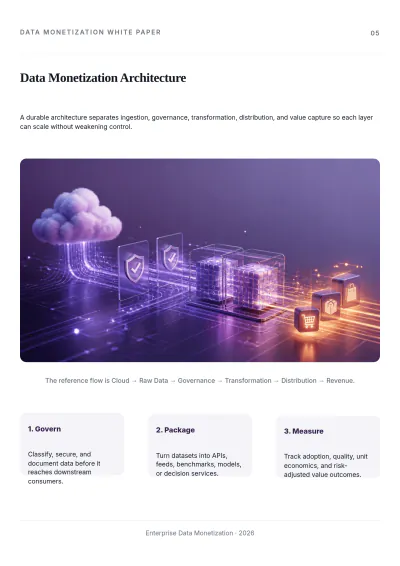 Free Data Monetization White Paper Template to Edit Online