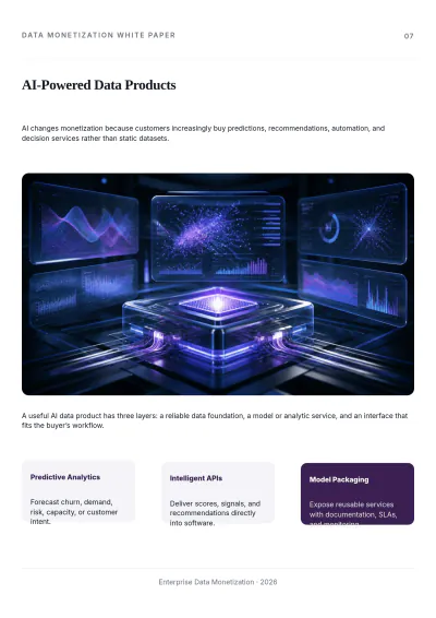 Free Data Monetization White Paper Template to Edit Online