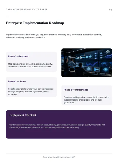 Free Data Monetization White Paper Template to Edit Online