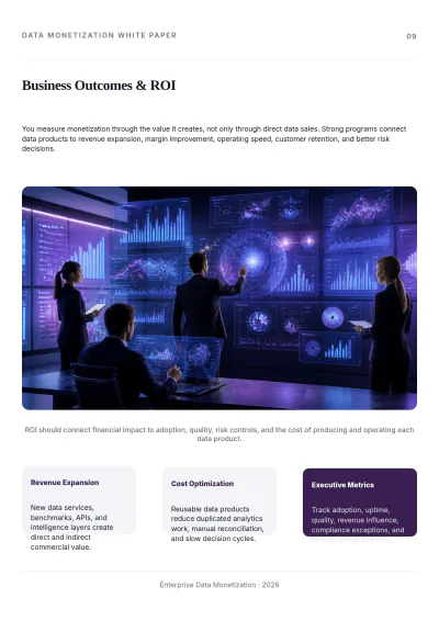 Free Data Monetization White Paper Template to Edit Online