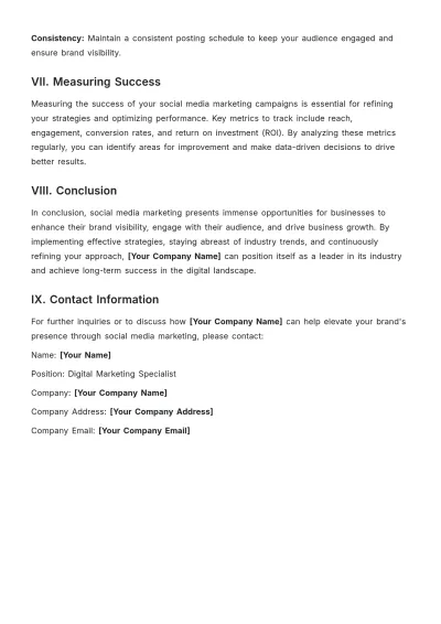 Free Marketing White Paper Template to Edit Online