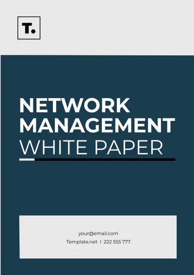 Free Network Management White Paper Template to Edit Online
