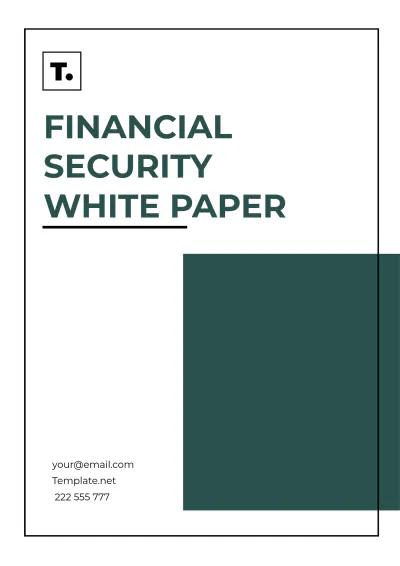 Free Financial Security White Paper Template to Edit Online