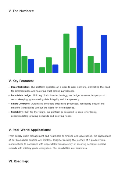 Free Blockchain White Paper Template to Edit Online